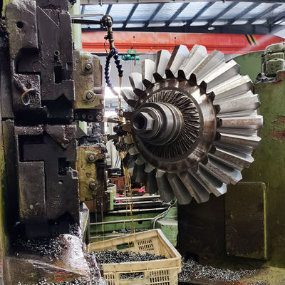 OEM 14 모듈 직선 베벨 기어 분쇄기 장비 곧은 마이터 기어