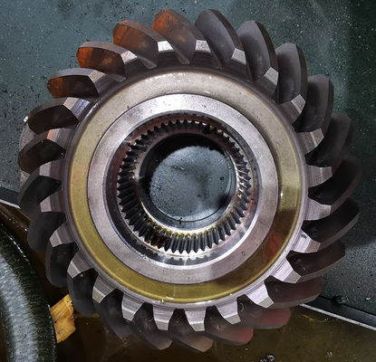 DIN 6 정확도 곡선 베벨 기어는 2.5개의 축 피치 ISO 6-7 등급을 등급화합니다