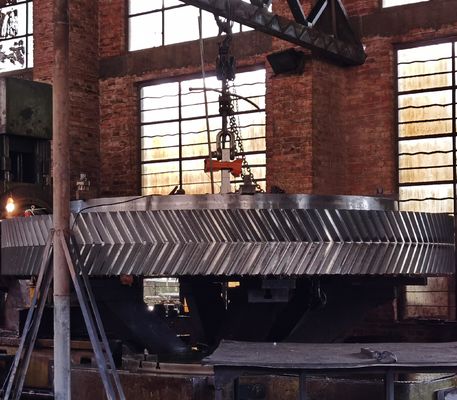 ISO 8-9 등급 정확성 헤링본 기어 최적의 성능을 위해 조정 가능한 나선 각